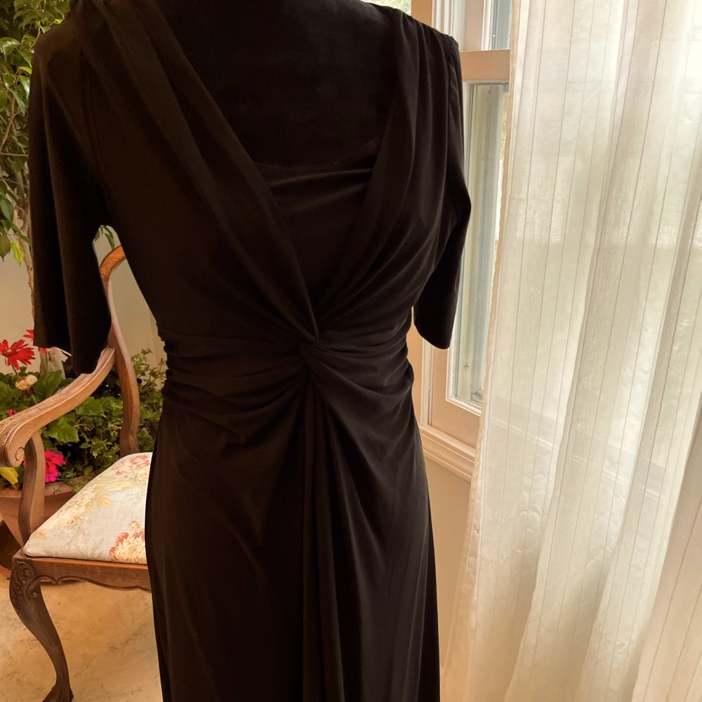 Black fitted dress by Chaps Medium